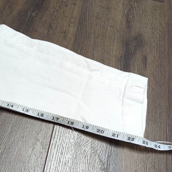 Anthropologie Pilcro and the Letterpress High Rise Denim Leggings size 28 White - Picture 8 of 11